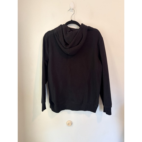 True Religion Raised Micro TR Hoodie Big Logo Mens Medium Black Pullover - Picture 5 of 5